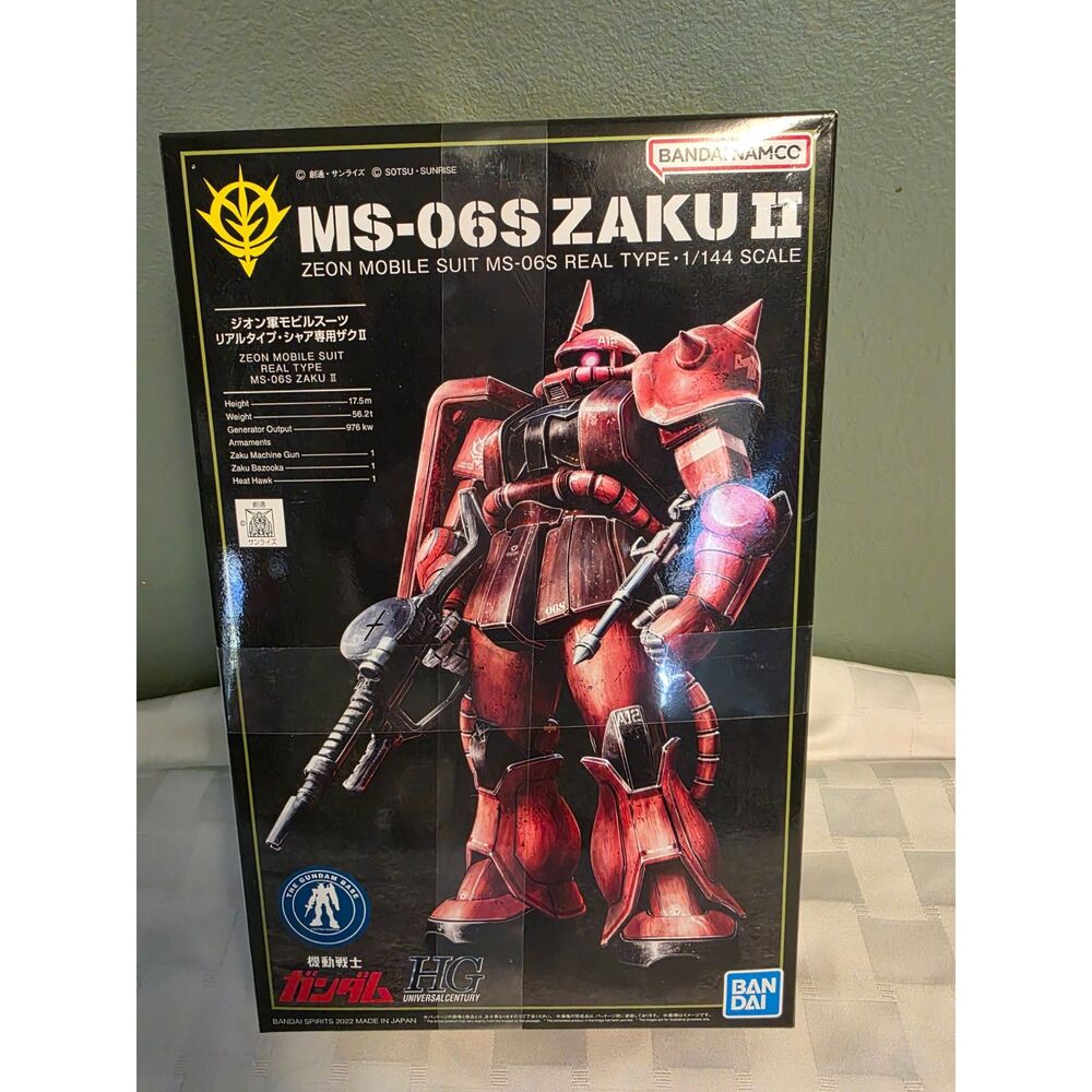Bandai HGUC 1/144 MS-06S Zaku II 21st Century Real Type Ver Gundam Base Limited